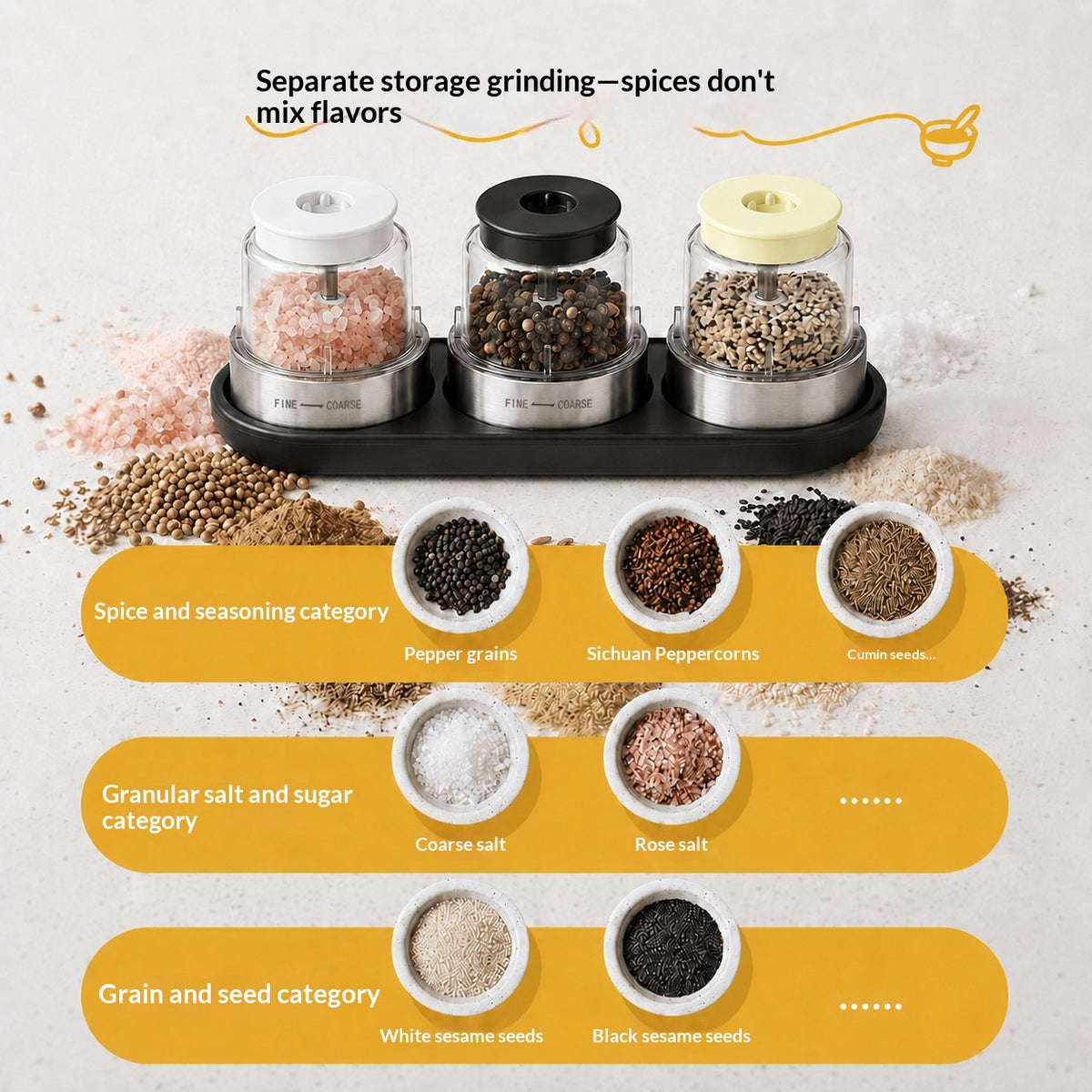 Multifunctional Electric Pepper Grinder For Home Use