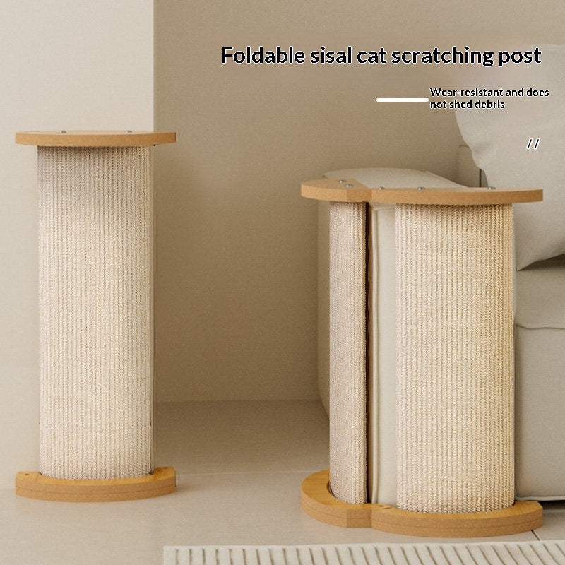 The Scratch Post That Earns Its Keep — Bamboo Hemp