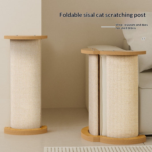The Scratch Post That Earns Its Keep — Bamboo Hemp