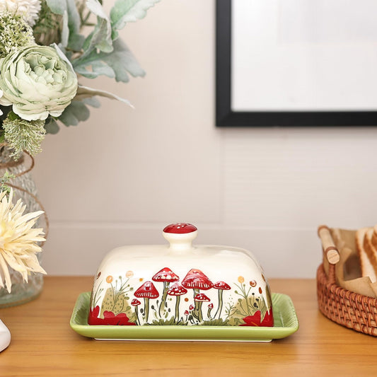 The Butter Dish That Makes Your Counter an Aesthetic — Ceramic Mushroom Butter Dish
