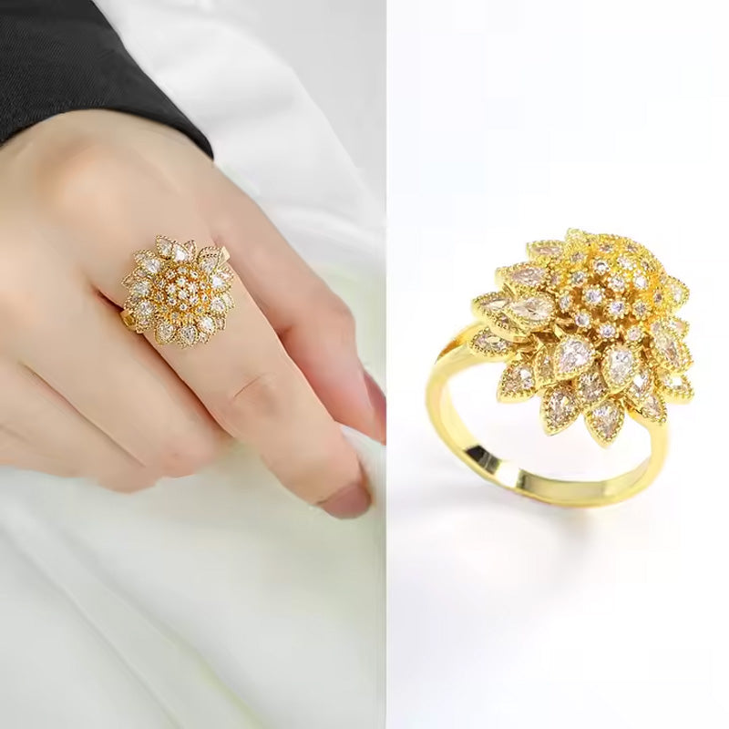 The Ring That Gets 'Where Did You Get This?' — Floral Open Ring