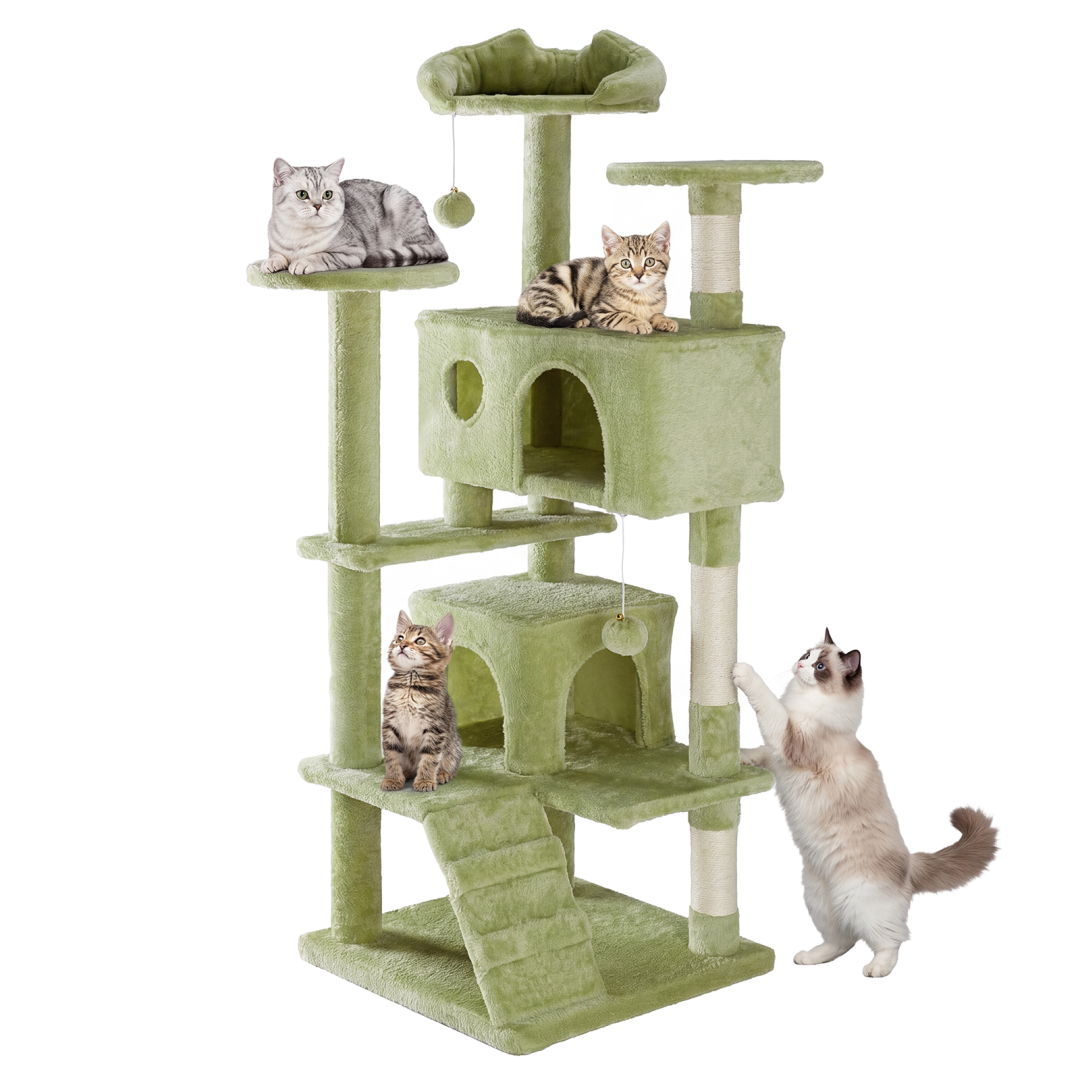 The Cat Kingdom They Deserve — 54" Multi-Level Tower