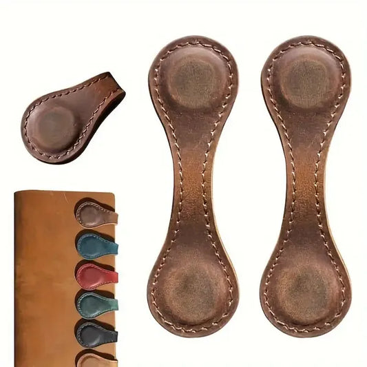 The Gift That Gets Noticed — Handcrafted Leather Magnetic Bookmarks