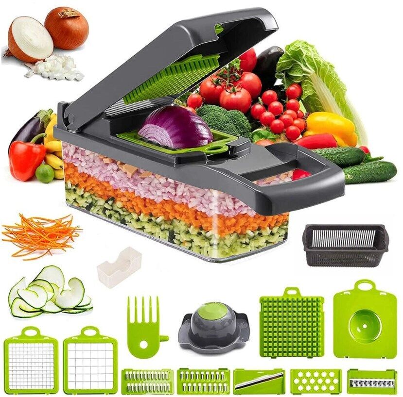 The Prep Cook You Always Wanted — 16-in-1 Mandoline Slicer