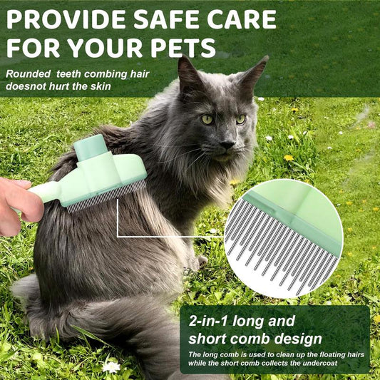 The Comb That Actually Gets Through Everything — Self-Cleaning