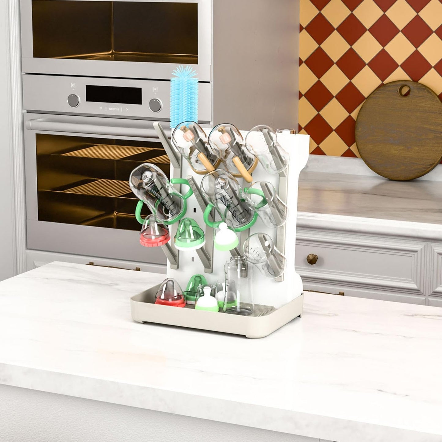 The Chaos-Ender for New Parents — Vertical Bottle Drying Rack