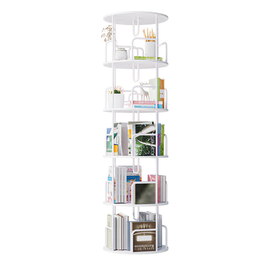 The Room That Finally Has Its Act Together — Rotating Tower Shelf