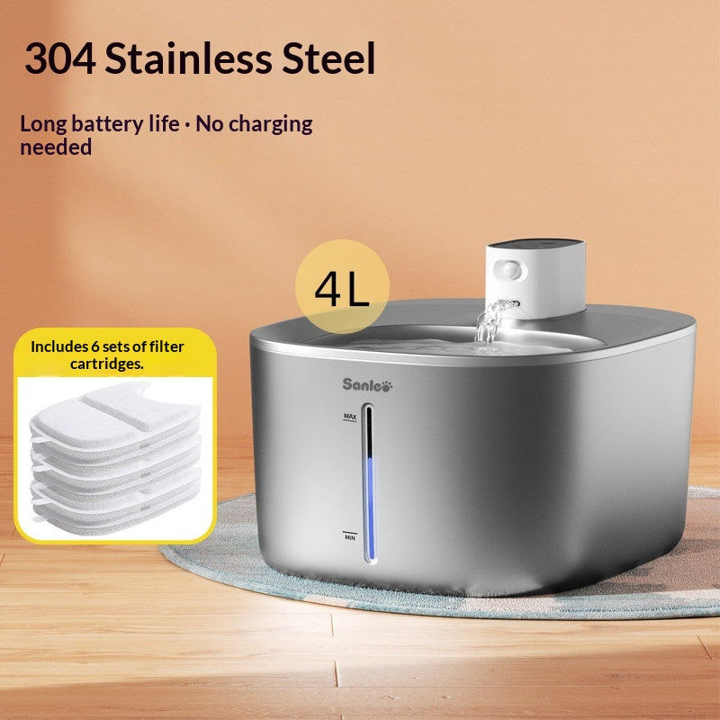The Fountain Your Cat Actually Deserves — Wireless Smart Water Fountain