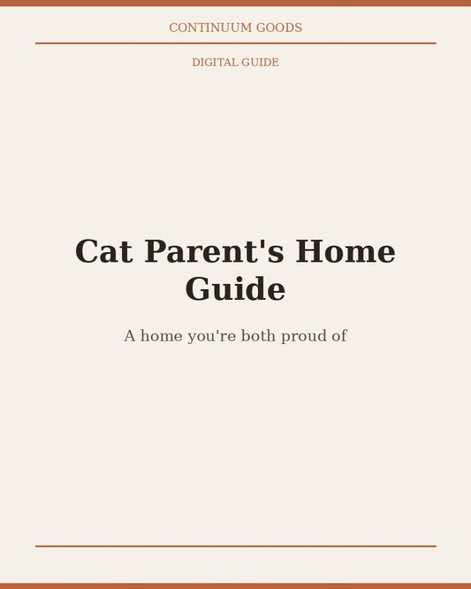 The Cat Parent's Guide to a Home You're Both Proud Of