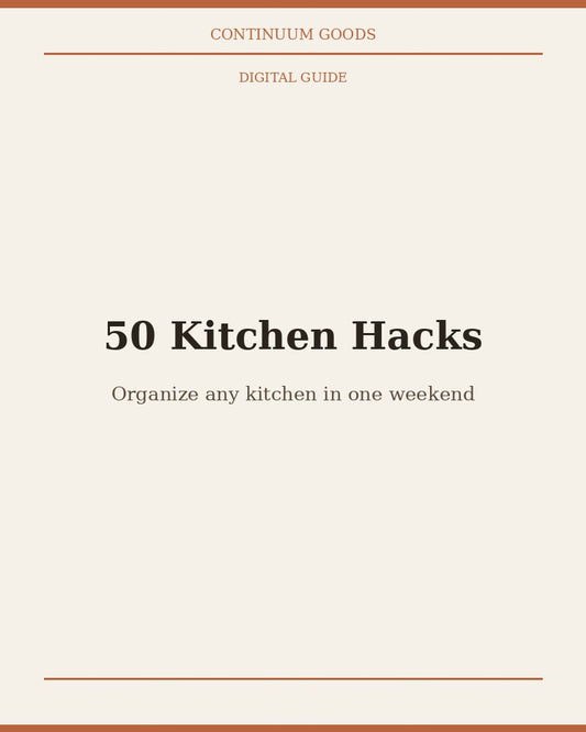 The Kitchen That Finally Works for You — Organization Guide PDF