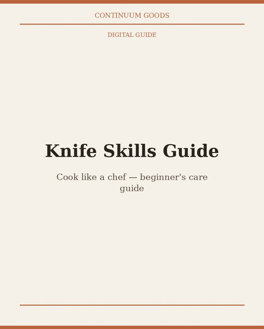 The Knife Skills That Change How You Cook — PDF Guide