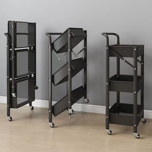 The Kitchen Upgrade That Actually Fits — Foldable Storage Cart