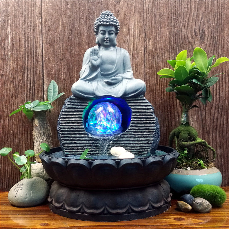 The Gift That Stops the Room — Buddha Flowing Water Sculpture