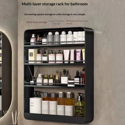 The Bathroom Upgrade That Needs Zero Tools — Wall Storage Shelf